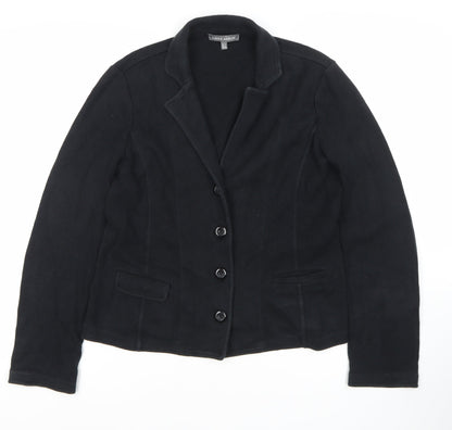 Womens UK Size 12 Laura Ashley Regular Black Blazer