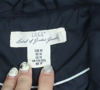 L.O.G.G. Women's Black Quilted Jacket Size 12
