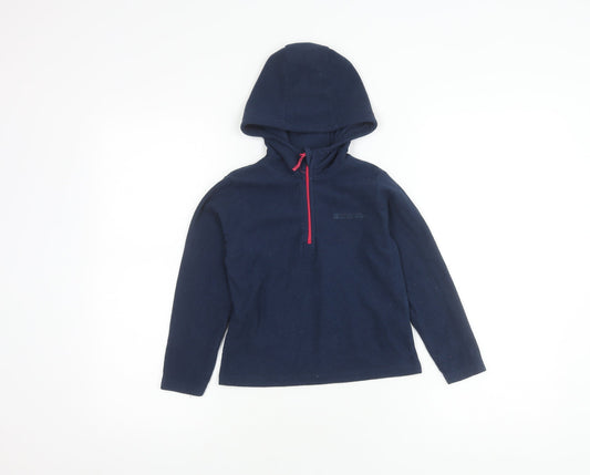 Mountain Warehouse Girls Blue Hoodie 5-6 Years with Hood