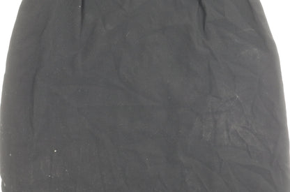 Jigsaw Women's Black Dress Size 12 with Zip Closure
