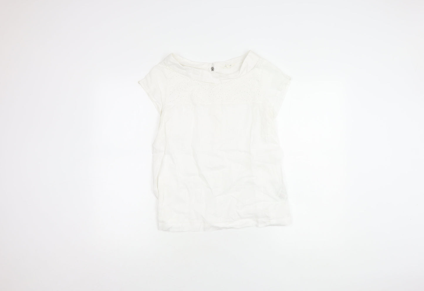 Womens UK Size 12 White Stuff White  Blouse
