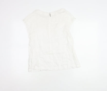 Womens UK Size 12 White Stuff White  Blouse