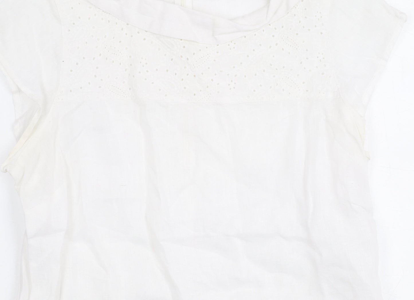 Womens UK Size 12 White Stuff White  Blouse