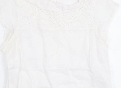 Womens UK Size 12 White Stuff White  Blouse