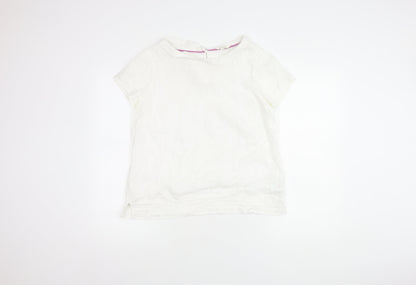 Womens UK Size 12 White Stuff White Basic Blouse