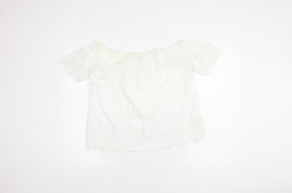 Womens UK Size 10 Great Plains White  Blouse