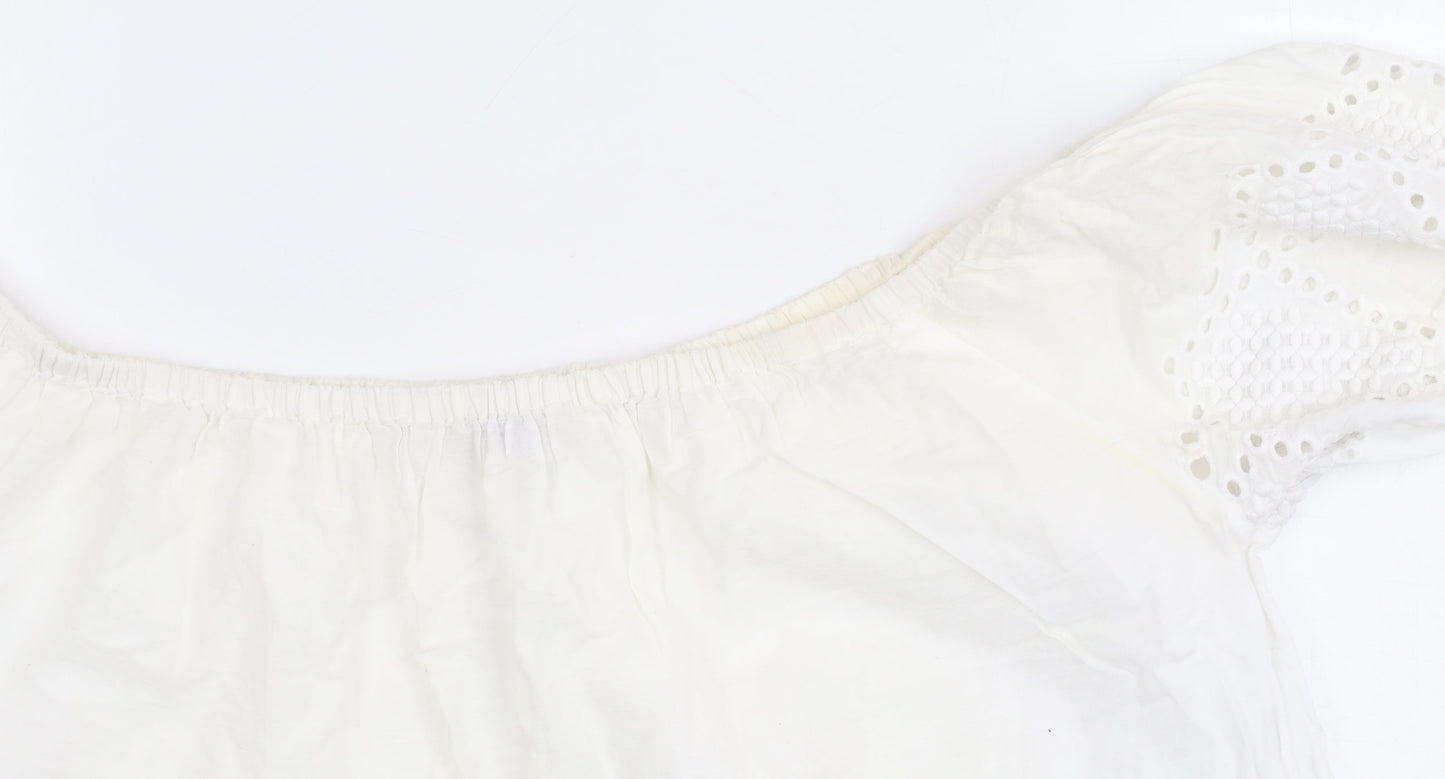 Womens UK Size 10 Great Plains White  Blouse