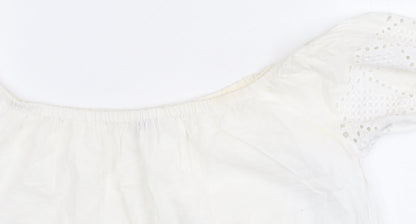 Womens UK Size 10 Great Plains White  Blouse