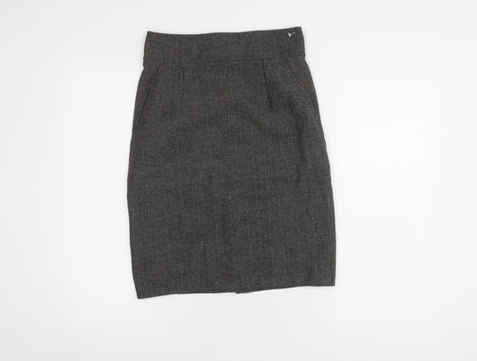 Awear Women’s Grey Pencil Skirt Size 8 Stylish Tweed