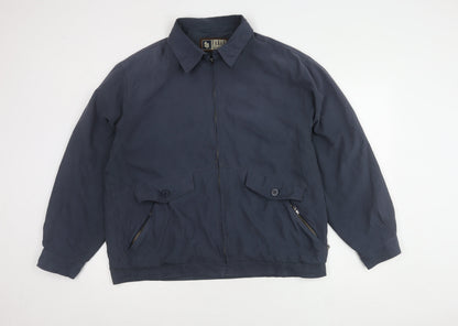 Mens UK Size L Farah Blue Basic Jacket