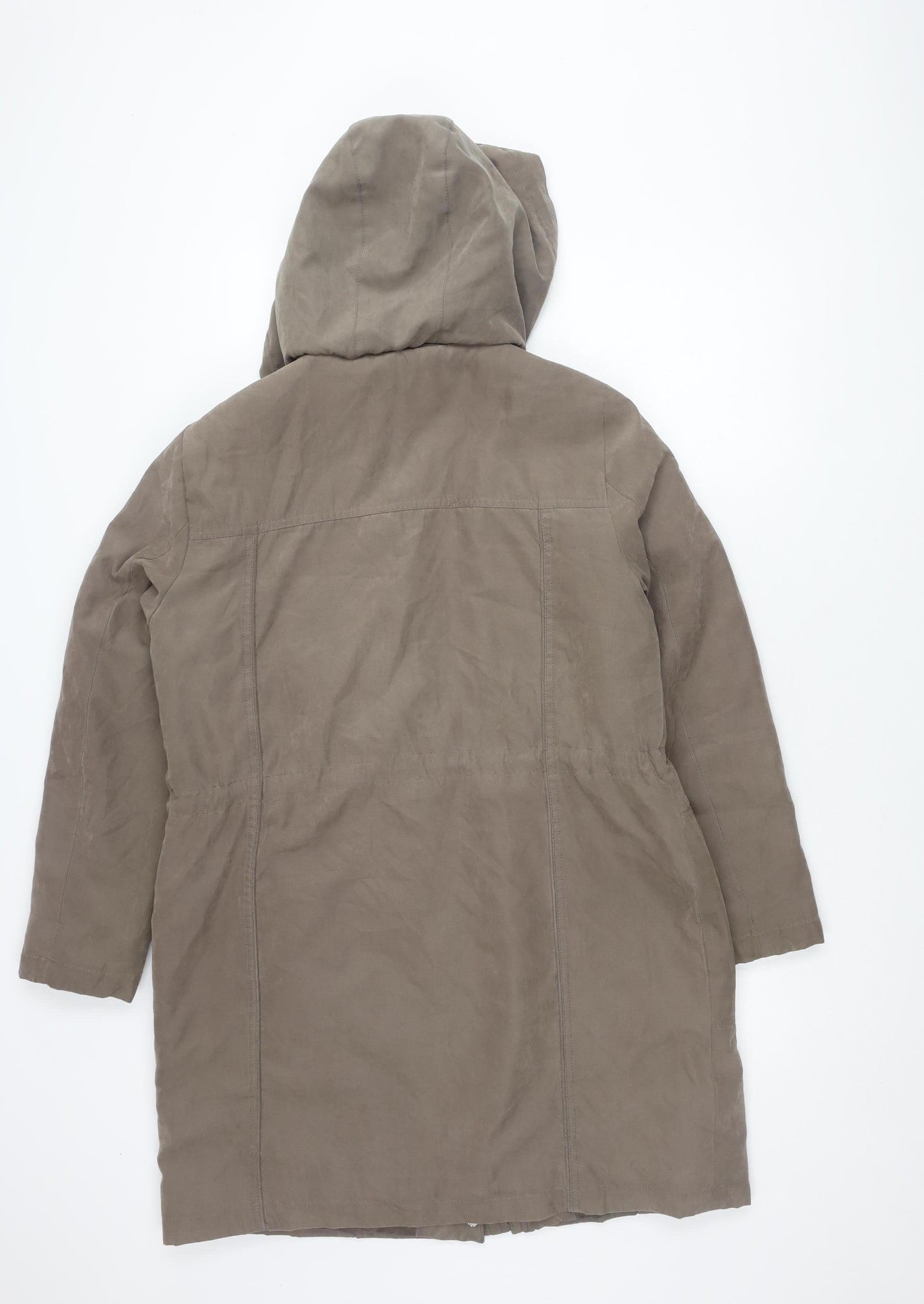Womens UK Size 14 Bonmarché Brown Parka Coat