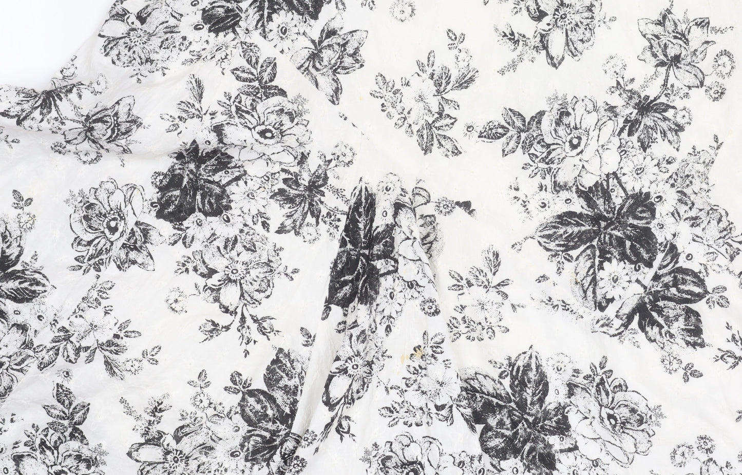 Marks and Spencer Women's White Floral Skirt Size 14