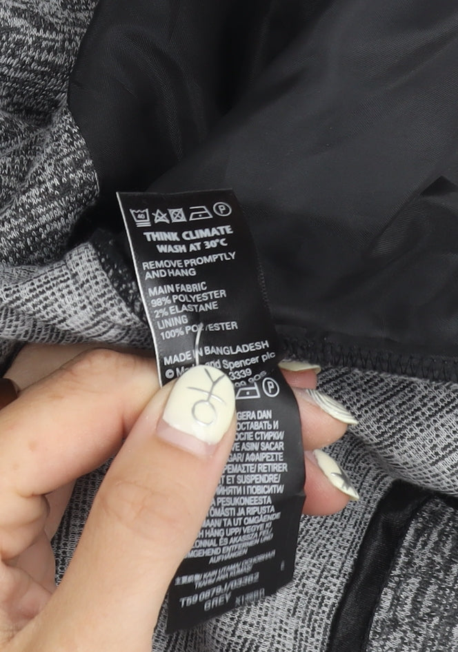 Womens UK Size 12 Marks and Spencer Regular Grey Blazer