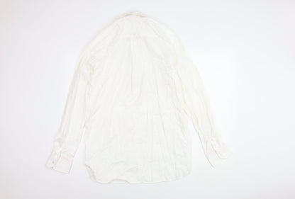 Howick Men's White Button-Up Shirt, Size 15.5