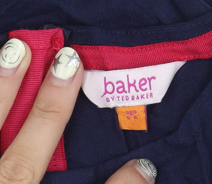 Baker by Ted Baker Girls Blue Jumpsuit 5-6 Years Casual