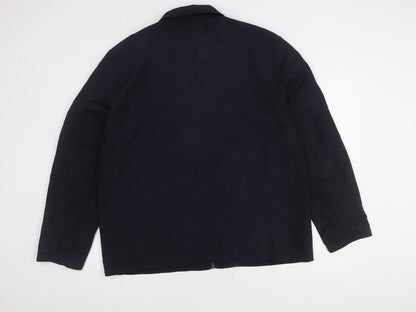 Mens UK Size L James Pringle Black Basic Jacket