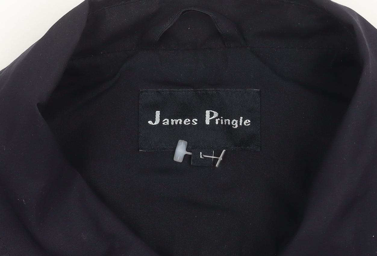 Mens UK Size L James Pringle Black Basic Jacket