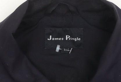 Mens UK Size L James Pringle Black Basic Jacket