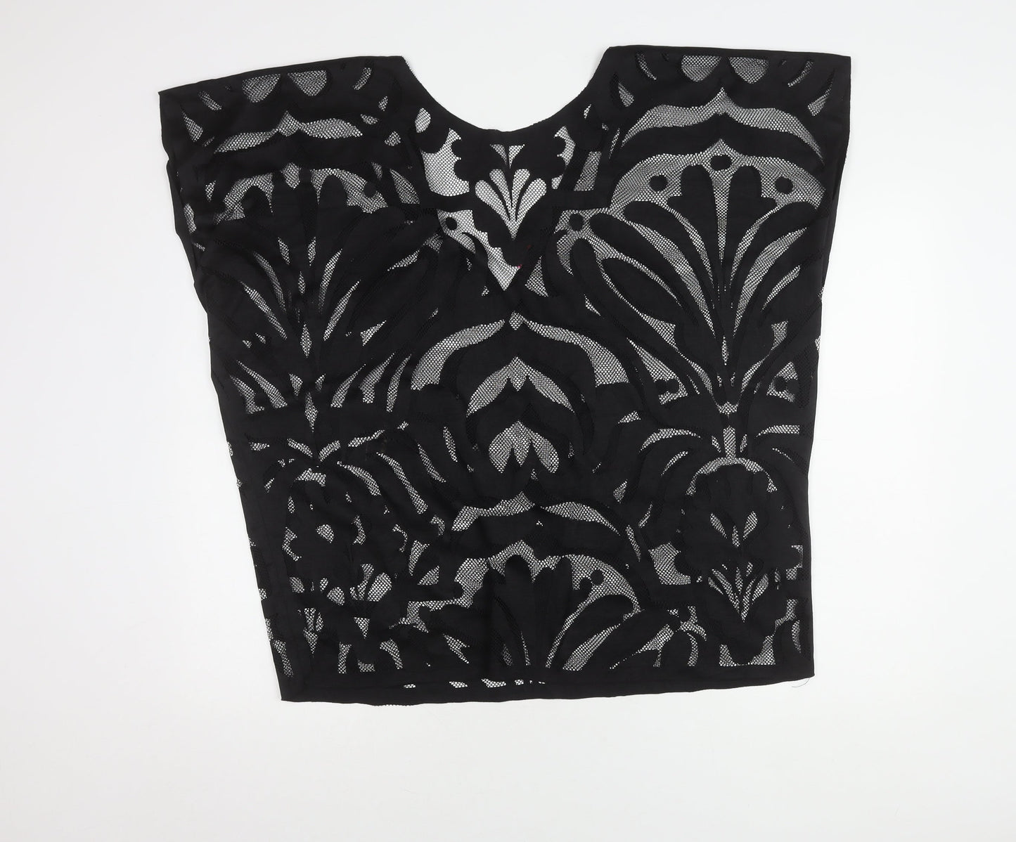 Womens UK Size M River Island Black Basic Blouse