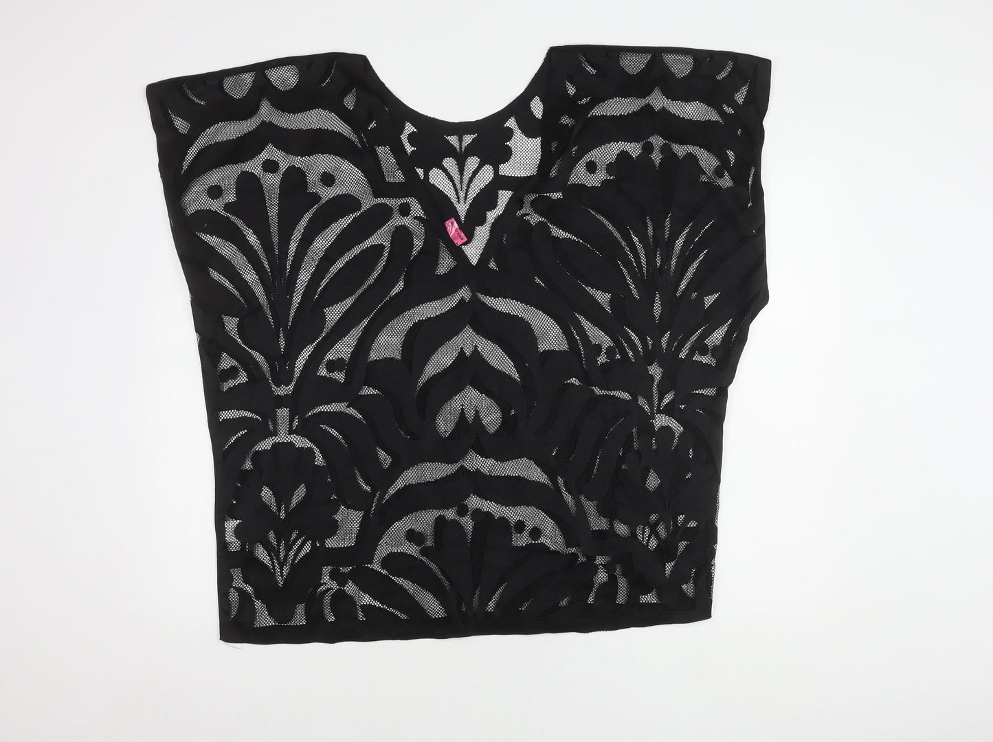 Womens UK Size M River Island Black Basic Blouse