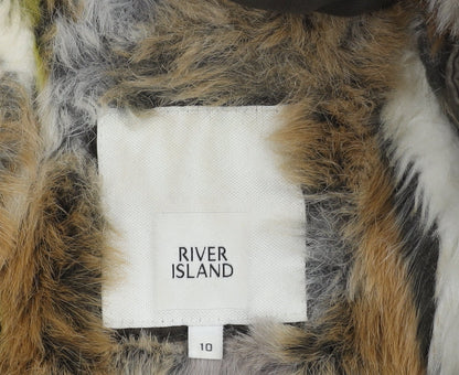River Island Women's Brown Parka Size 10