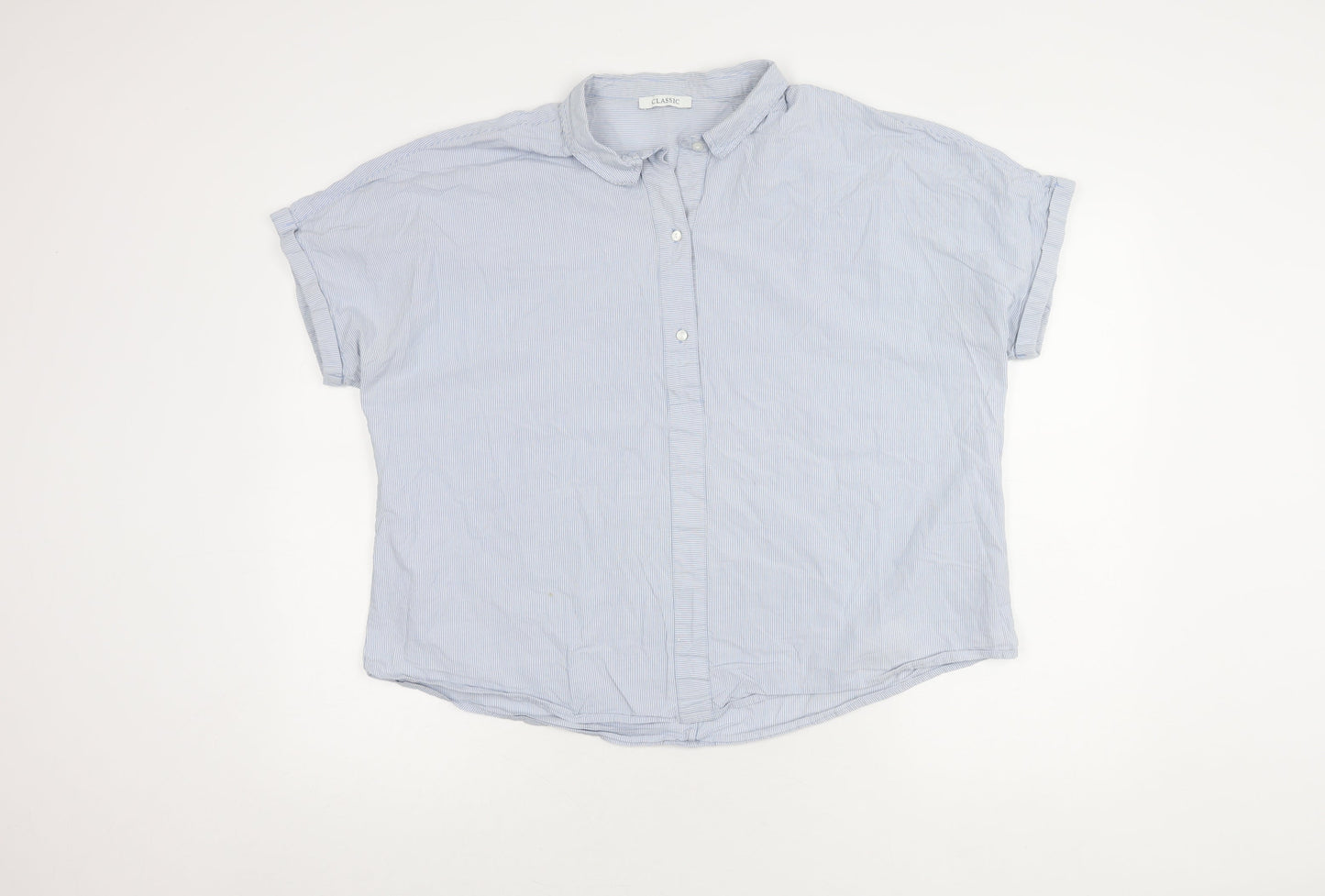 Womens UK Size 20 Marks and Spencer Multicoloured Classic Button-Up