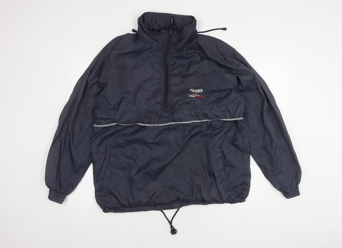 London Marathon 2005 Blue Windbreaker Jacket M