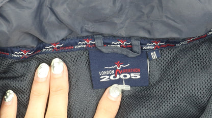 London Marathon 2005 Blue Windbreaker Jacket M