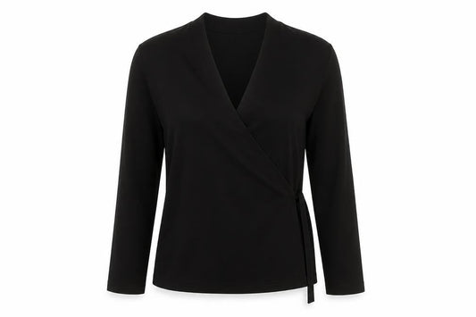 Womens UK Size 8 Basler Black Wrap
