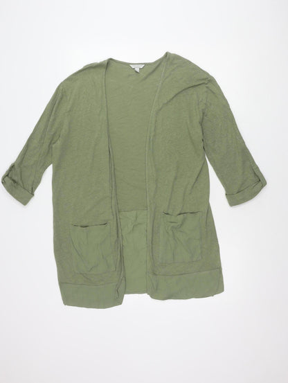 Womens UK Size M Monsoon Green Cardigan Jumper