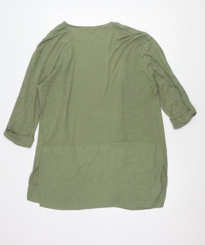 Womens UK Size M Monsoon Green Cardigan Jumper
