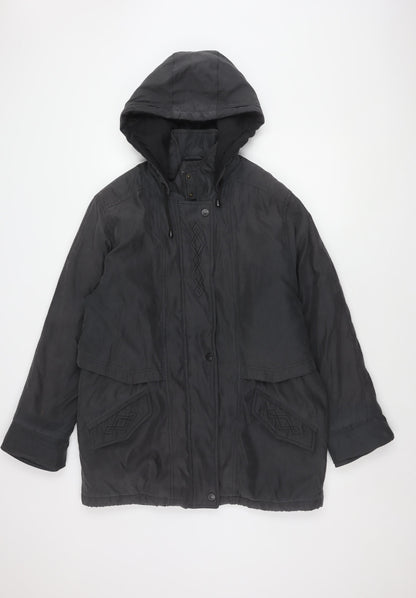Braemar Women's Black Parka Jacket Size M