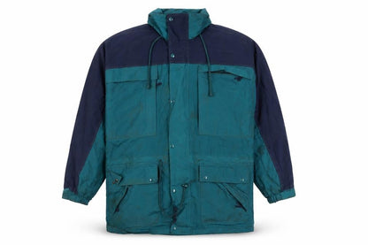Mens UK Size XL Hijack Blue Windbreaker Coat