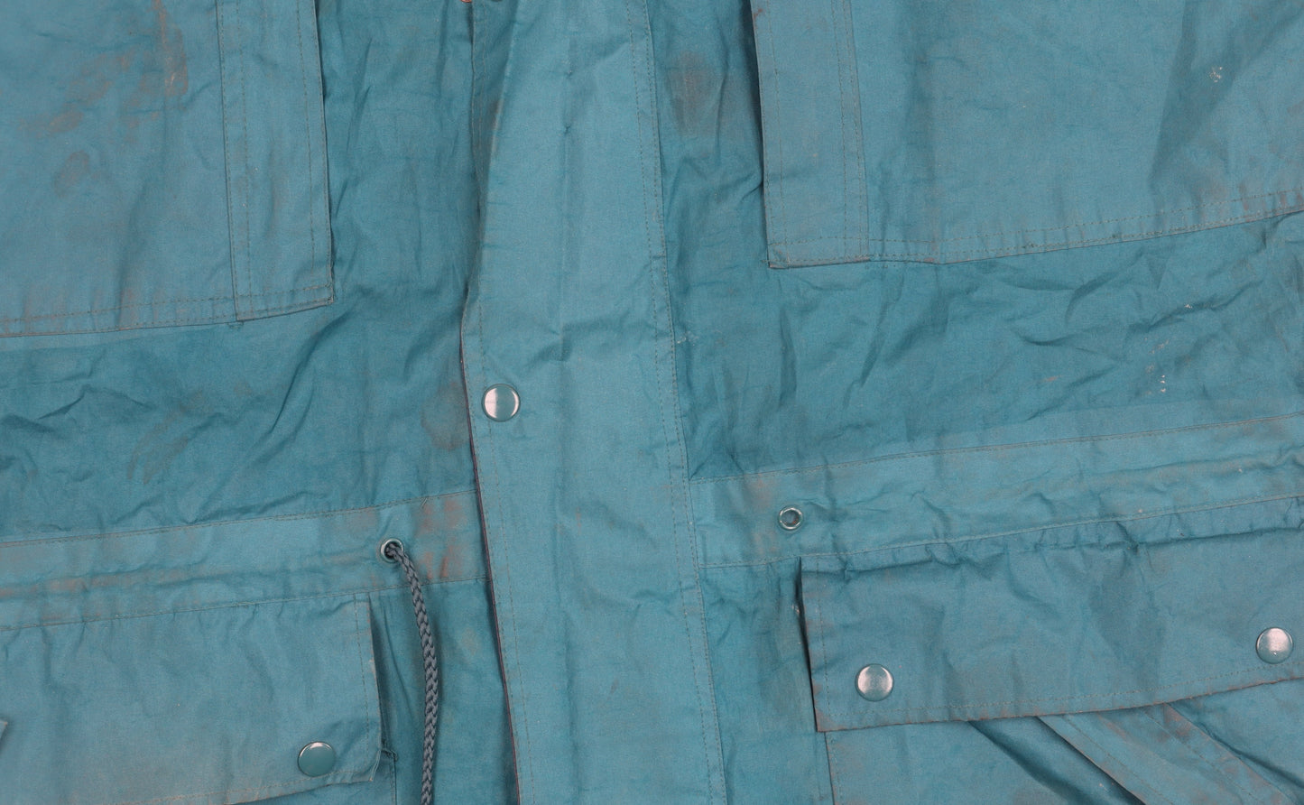 Mens UK Size XL Hijack Blue Windbreaker Coat