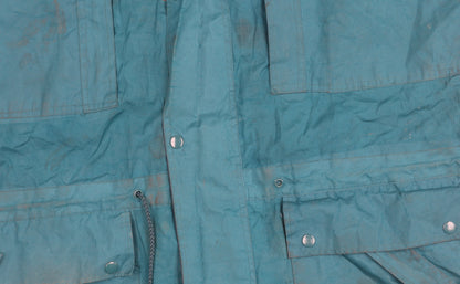 Mens UK Size XL Hijack Blue Windbreaker Coat