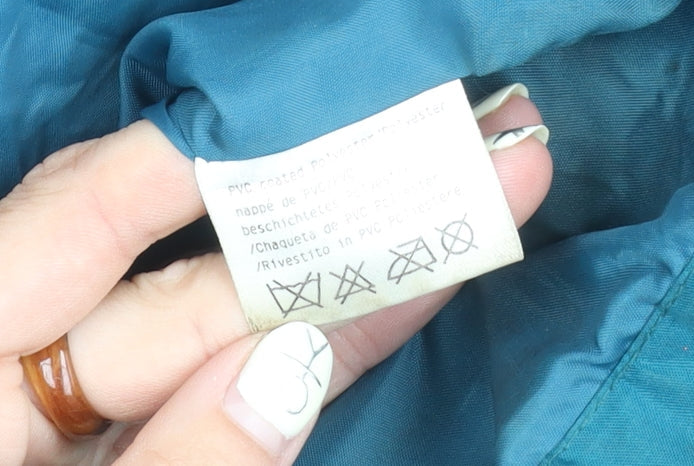 Mens UK Size XL Hijack Blue Windbreaker Coat