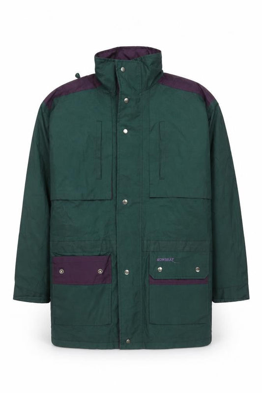 Mens UK Size L Mowbray Green Parka Coat
