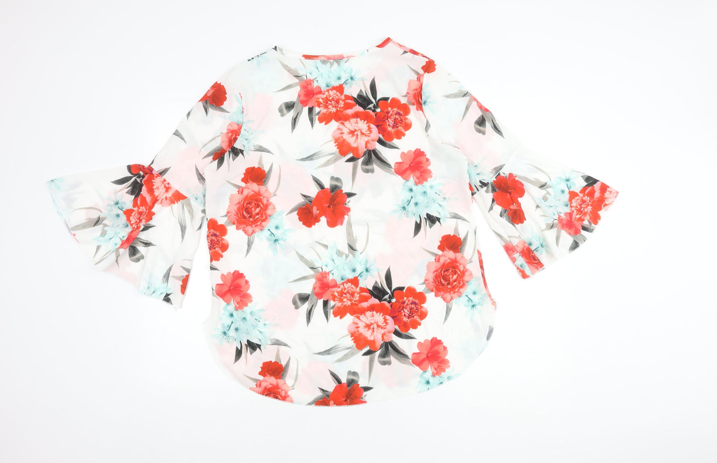 Quiz Multicoloured Floral Top Women 14 Casual