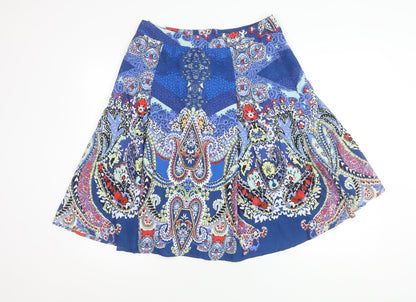 Marks and Spencer Women’s Multicoloured Paisley Skirt, Size 12