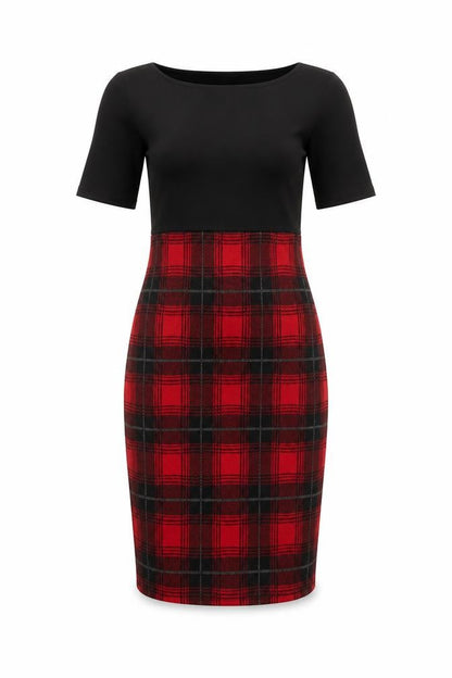 Miss Selfridge Women's Multicoloured Plaid Dress