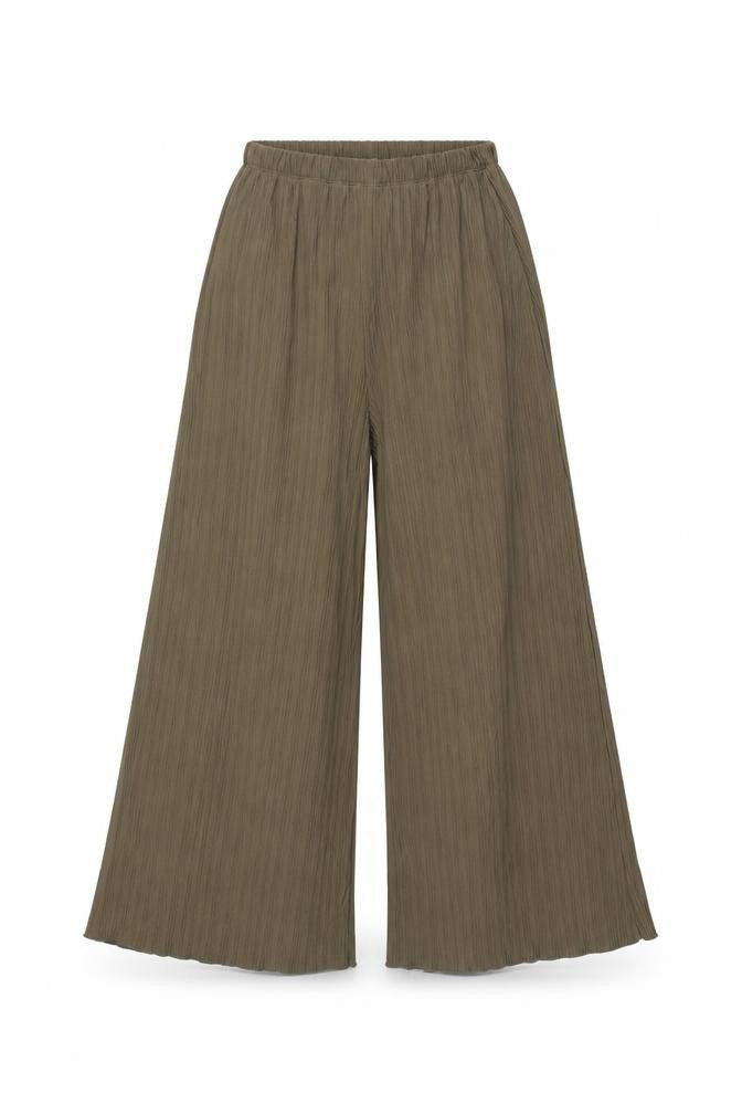 Womens UK Size 6 Topshop Regular Fit Wide-Leg Grey Trousers