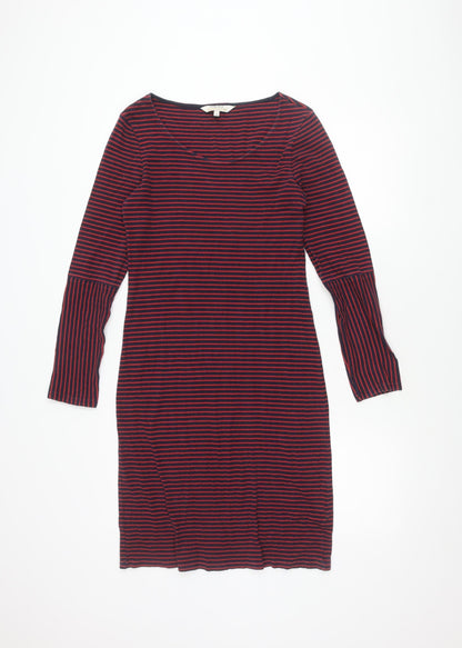 People Tree Women's Multicoloured Striped Dress Size 12