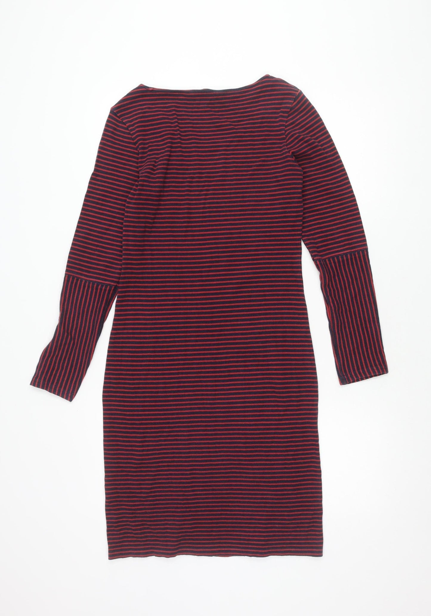 People Tree Women's Multicoloured Striped Dress Size 12
