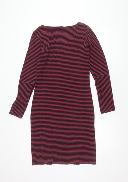 People Tree Women's Multicoloured Striped Dress Size 12