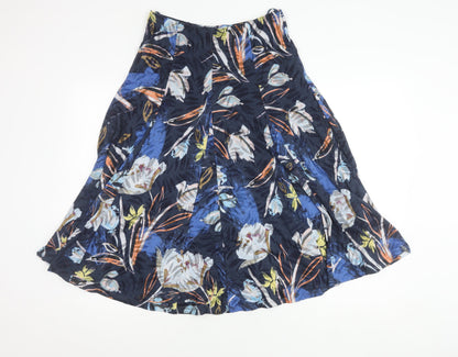 Marks and Spencer Floral A-Line Skirt - Size 10