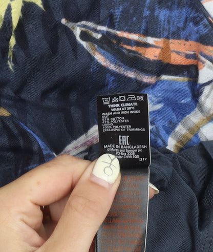 Marks and Spencer Floral A-Line Skirt - Size 10