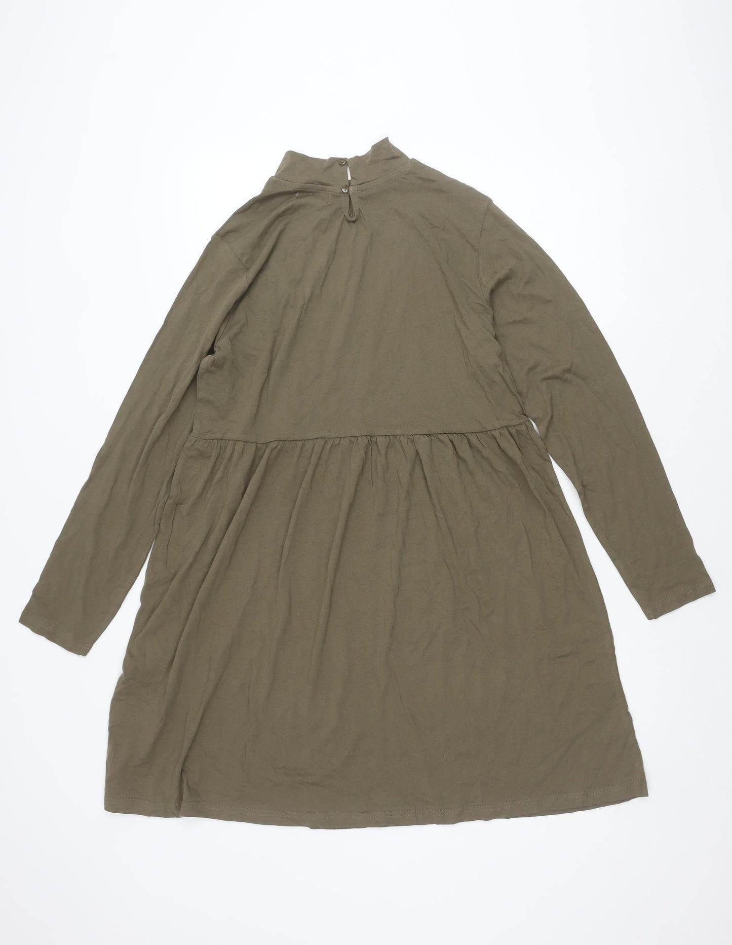 Brave Soul Women's Green XS A-Line Casual Dress