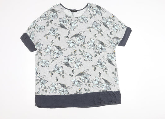 Evans Women's Floral Top Multicoloured Size 16