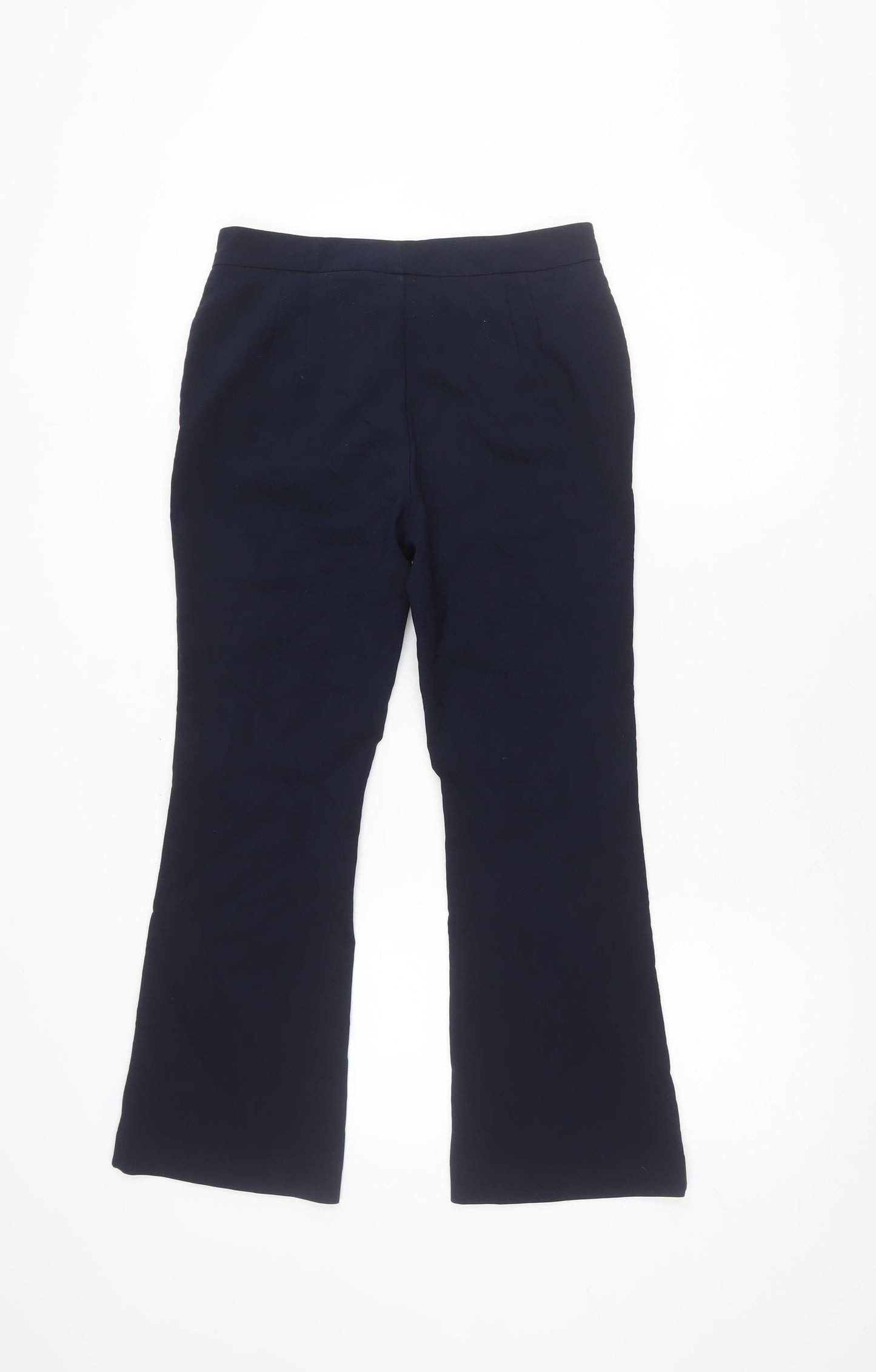 Womens UK Size 8 MNG Regular Fit Casual Blue Trousers