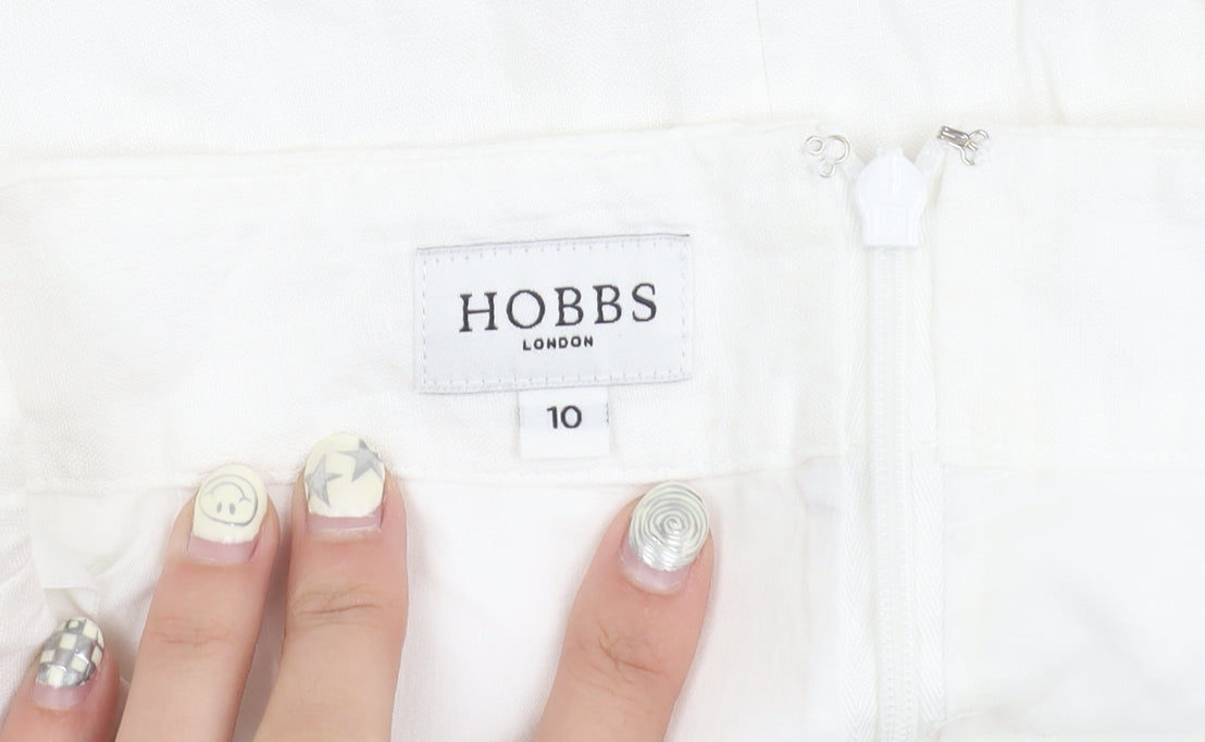 Hobbs Women's White Pencil Skirt in Size 10